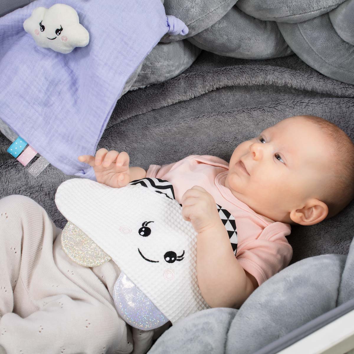 Babyono Dou dou peluche bebe Cuddly toy