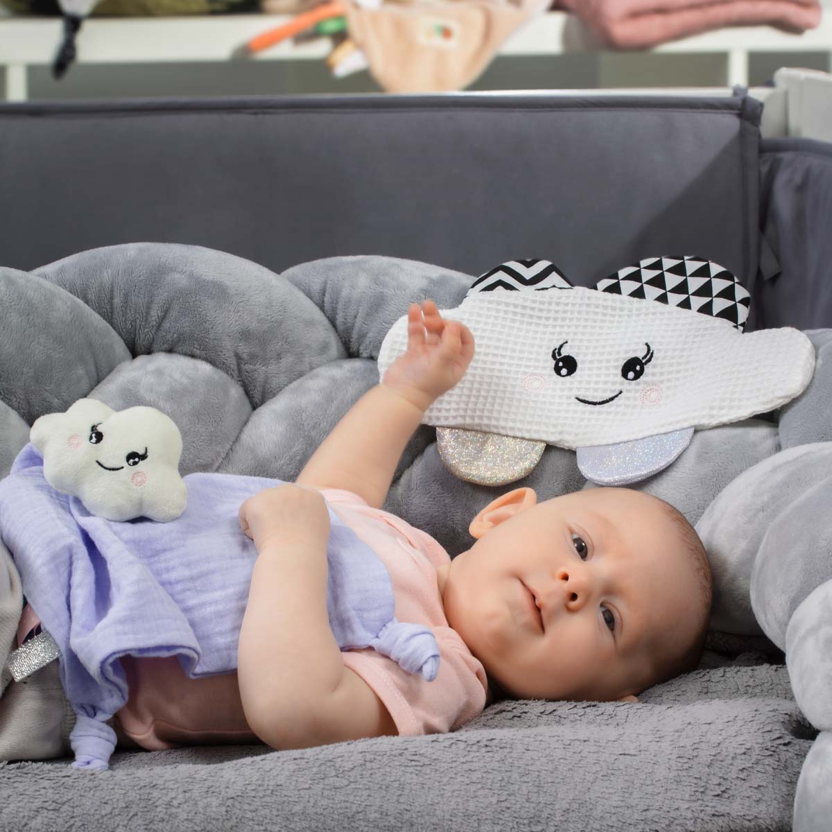 Babyono Dou dou peluche bebe Cuddly toy