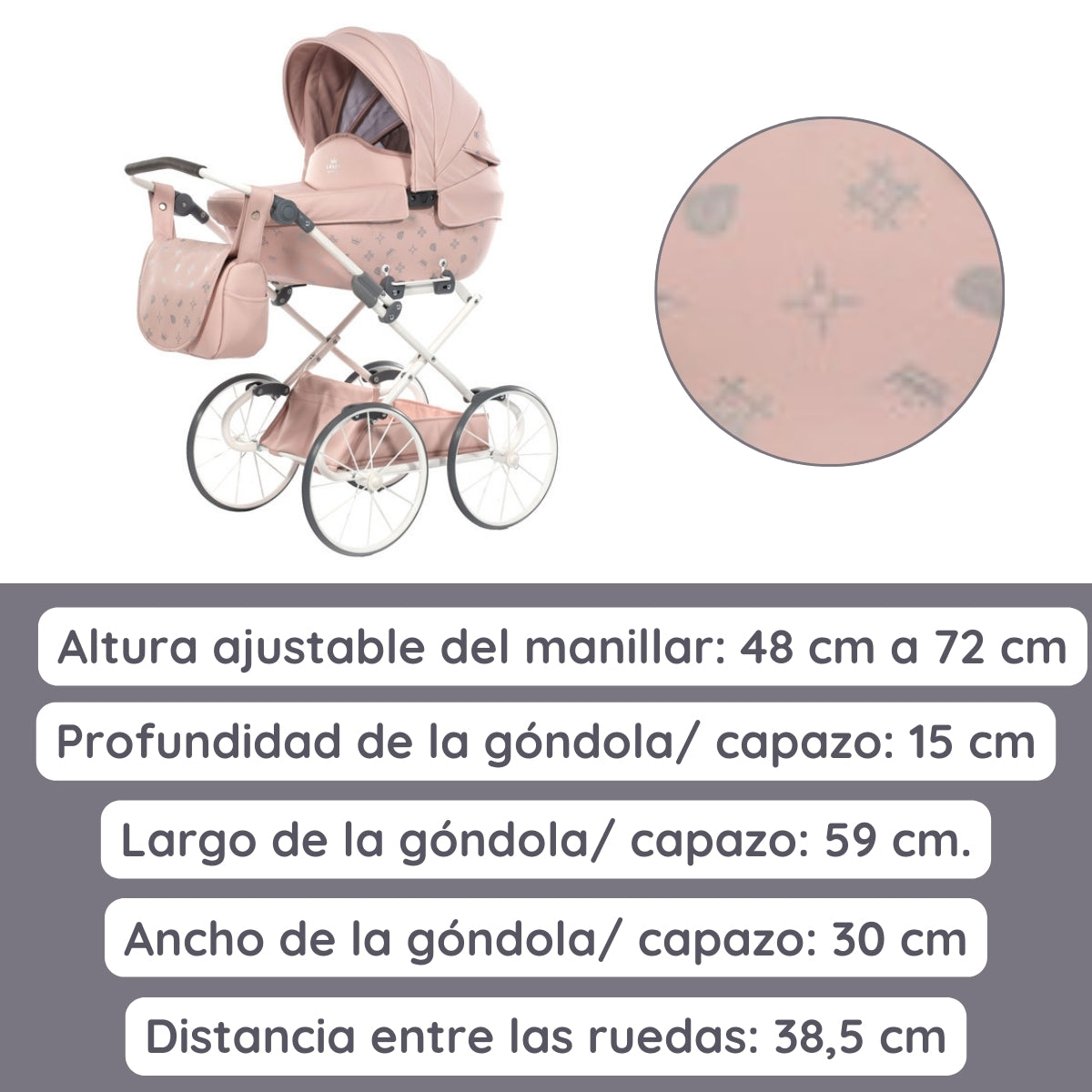 Junama Carro de muñecas Imperial Classic