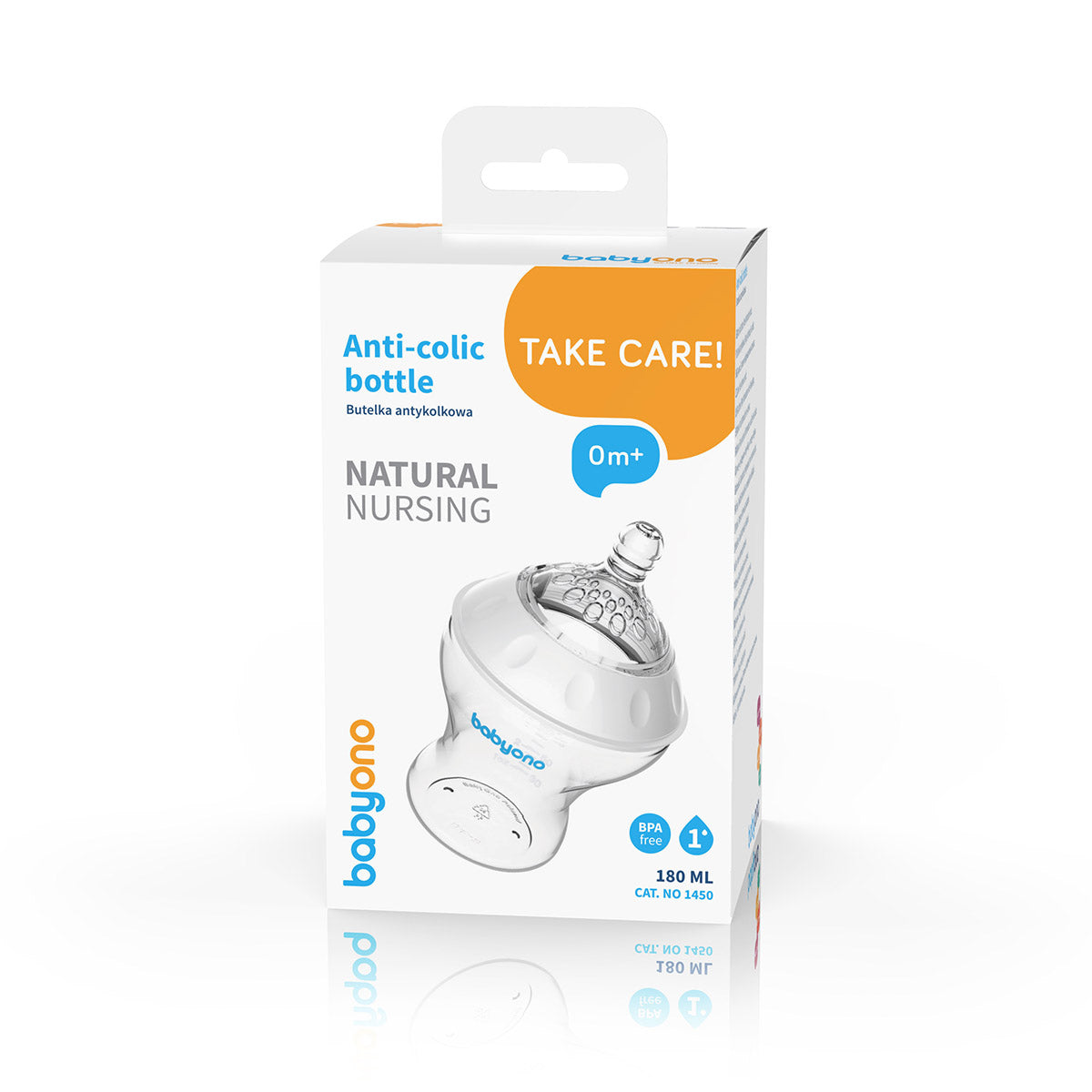 Babyono Biberón anticólico imitación pecho Natural Nursing