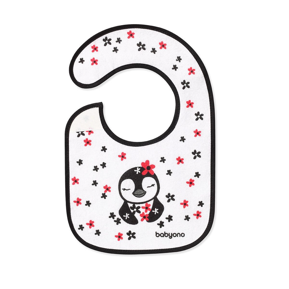 Babyono Baberos de rizo 19x29 cm I EAT AND I GROW - surtidos