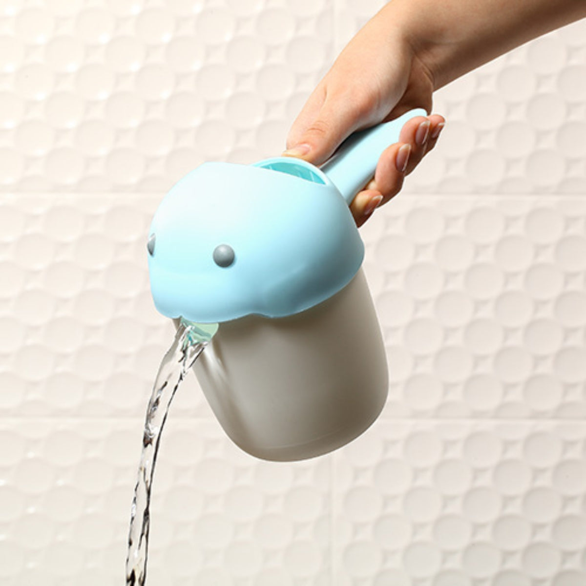 Babyono Jarra del baño para bebés Ballena