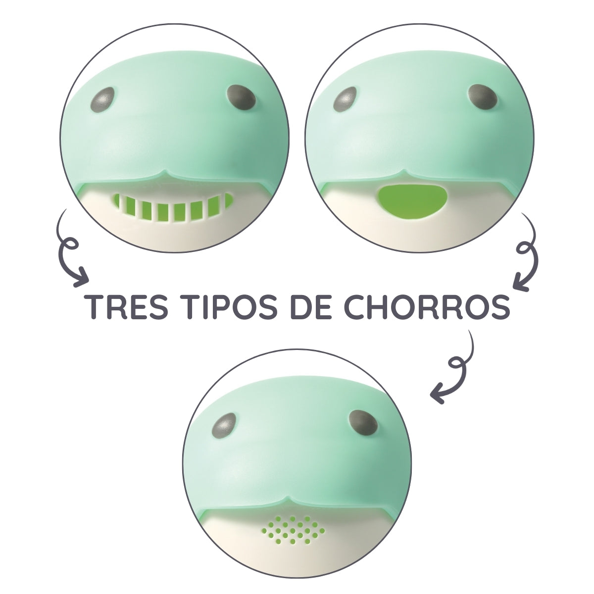 Babyono Jarra del baño para bebés Ballena