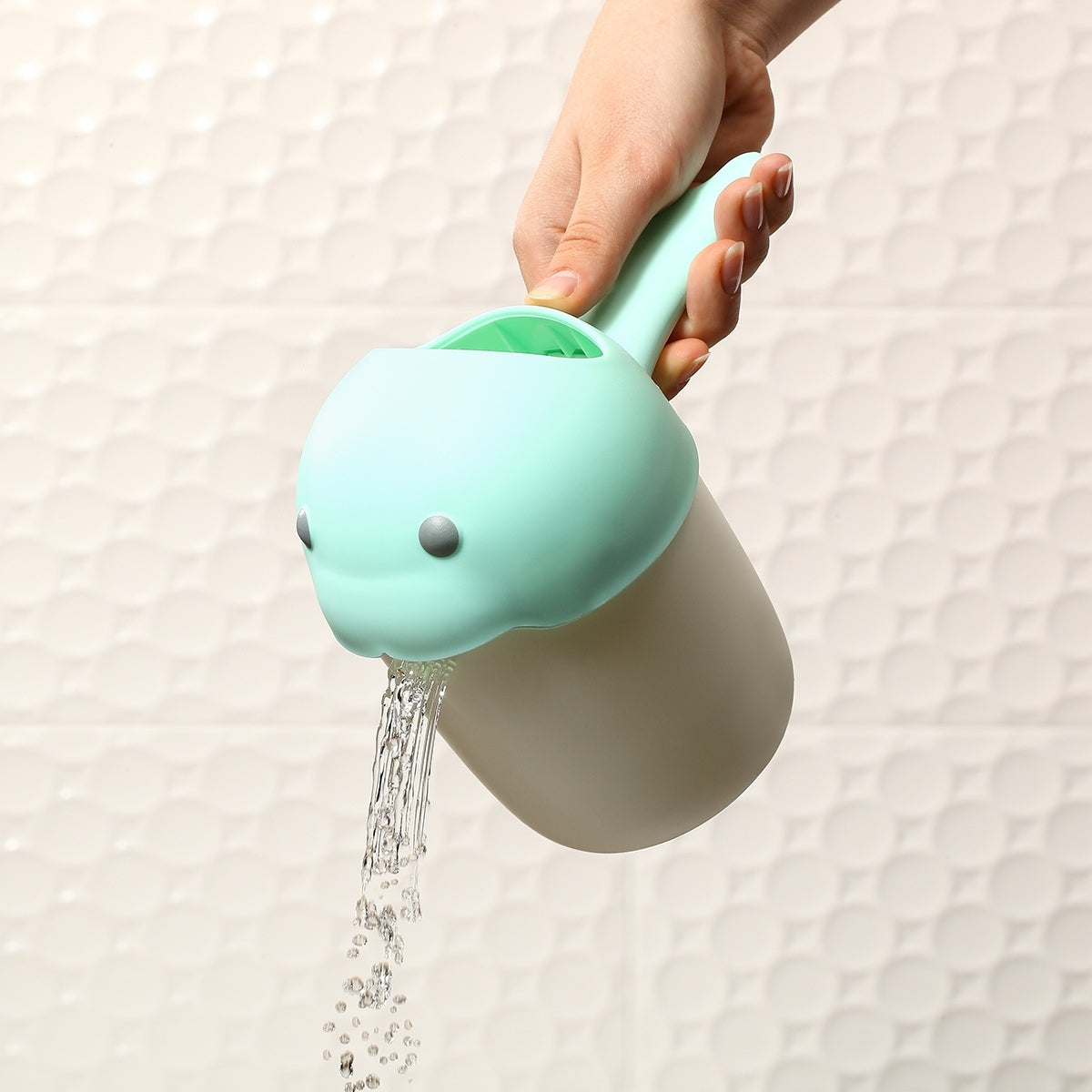 Babyono Jarra del baño para bebés Ballena