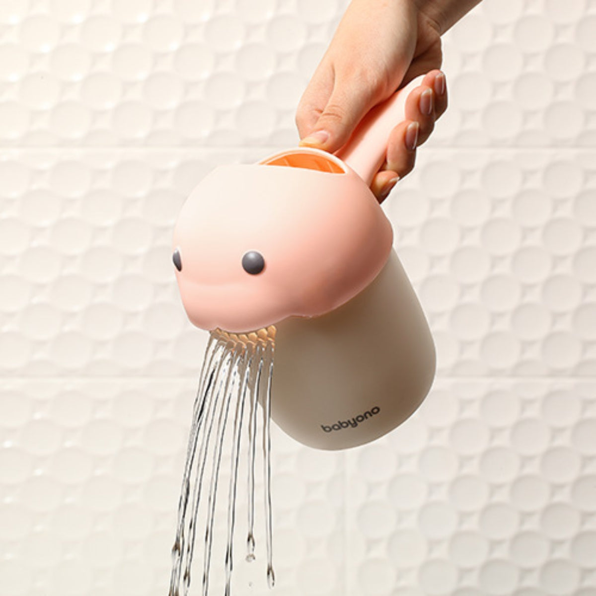 Babyono Jarra del baño para bebés Ballena