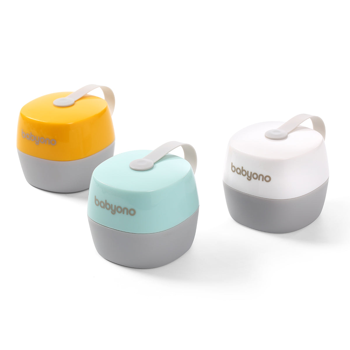 Babyono Cajita guardachupetes White Natural Nursing