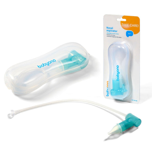 Babyono Aspirador nasal con dos puntas y estuche