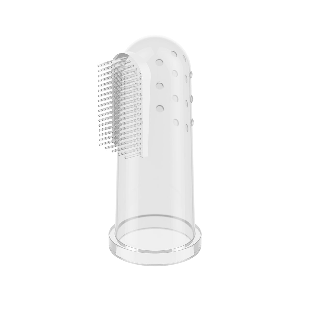 Babyono Cepillo dedal de silicona con estuche