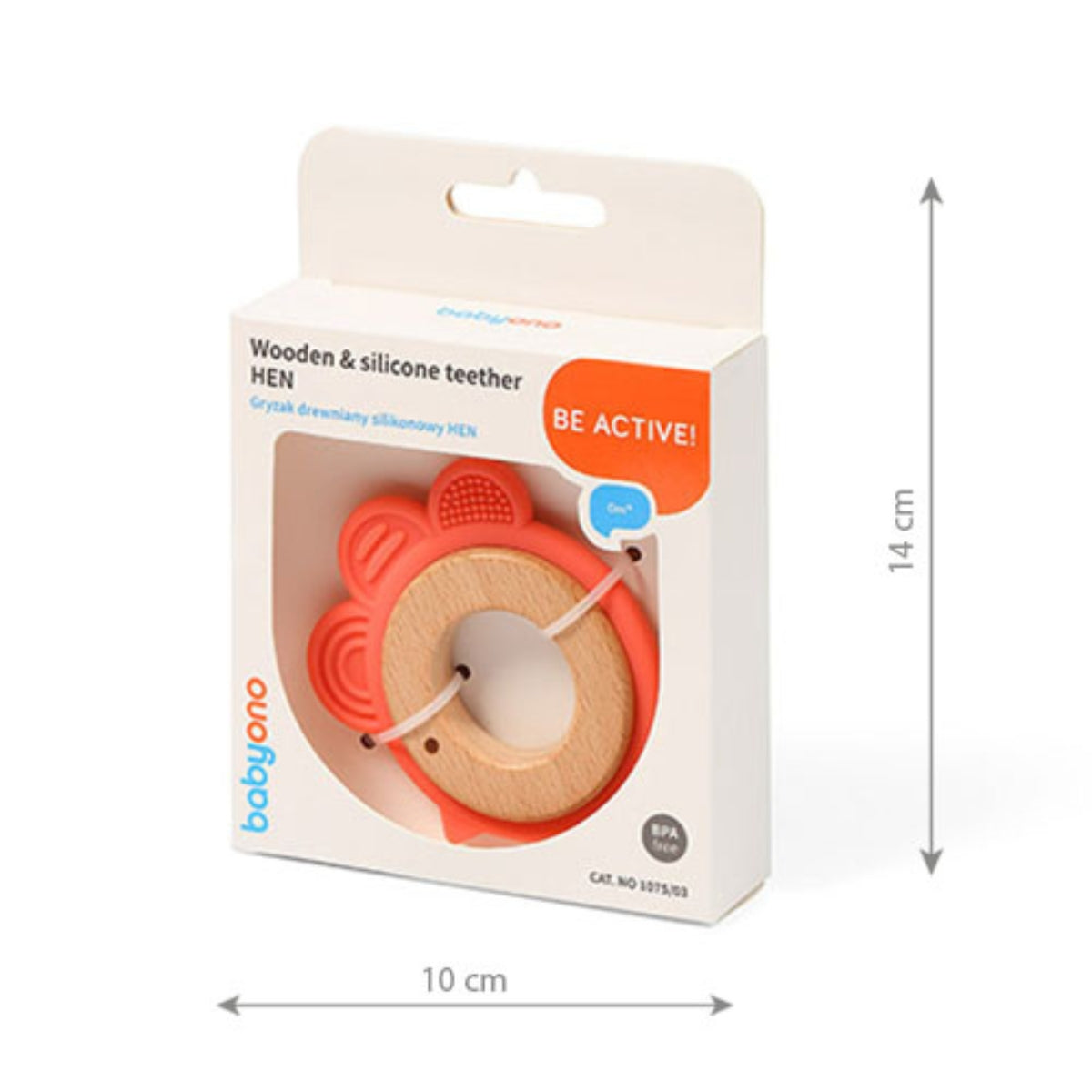 Babyono Mordedor de madera y silicona