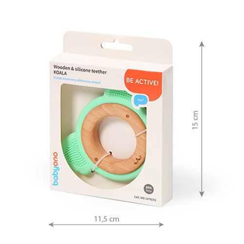 Babyono Mordedor de madera y silicona