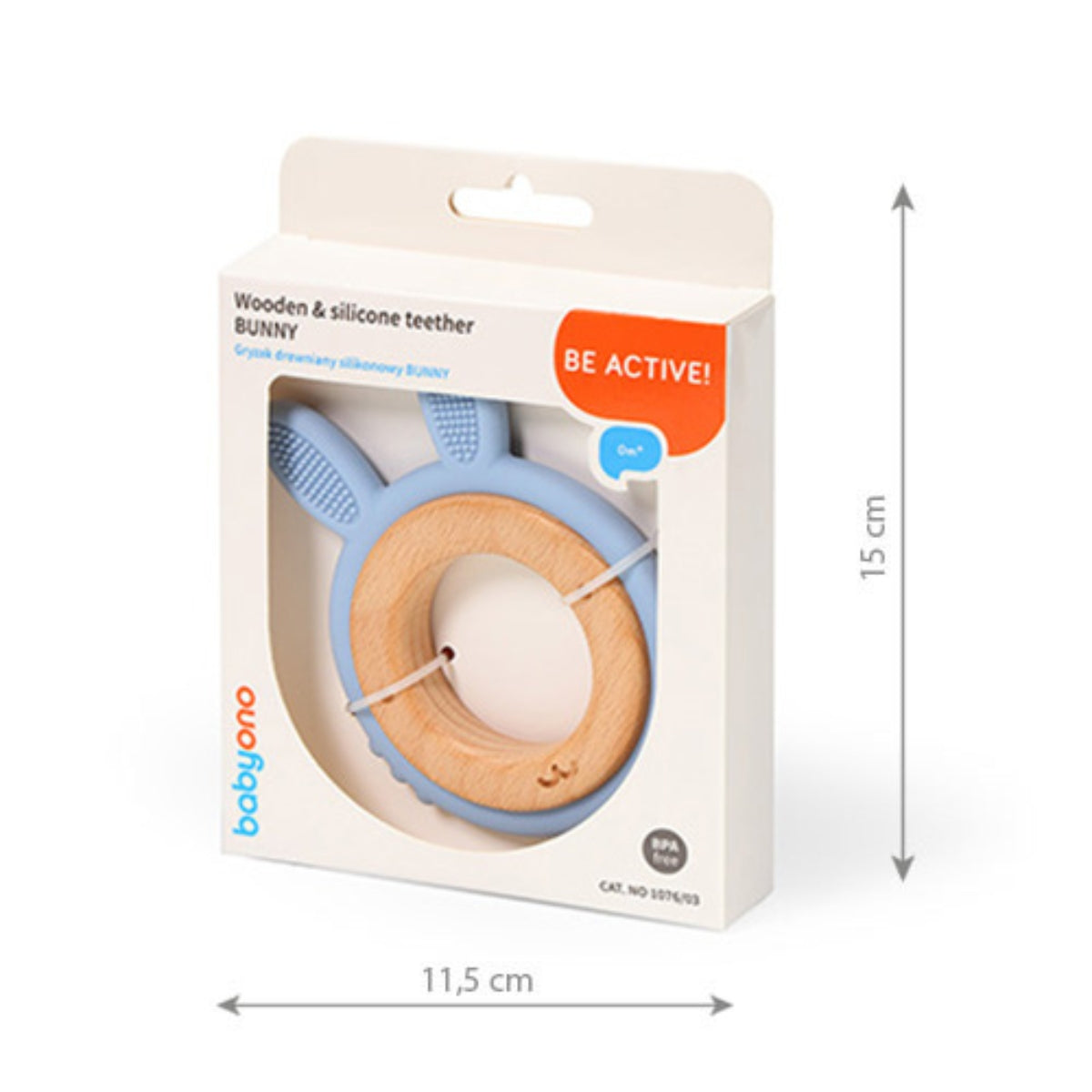Babyono Mordedor de madera y silicona