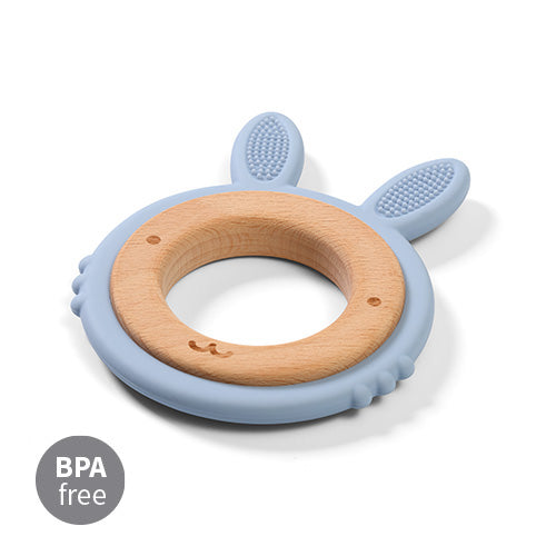 Babyono Mordedor de madera y silicona