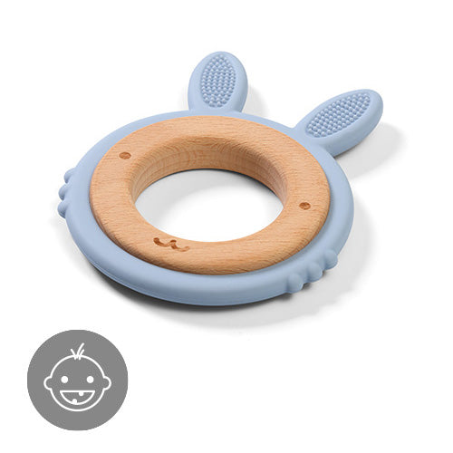 Babyono Mordedor de madera y silicona