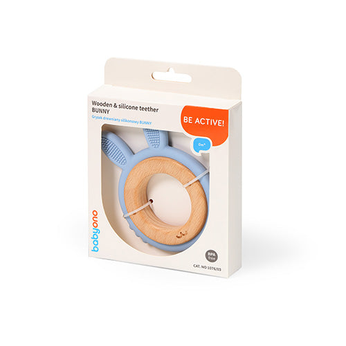 Babyono Mordedor de madera y silicona