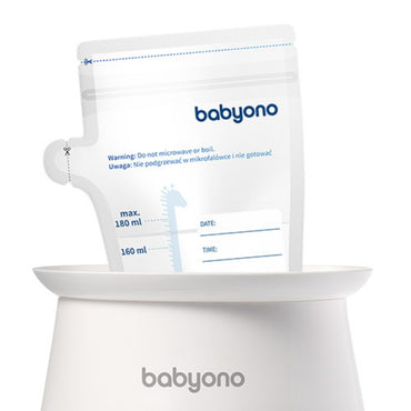 Babyono Bolsitas para la leche materna o alimentos 180ml 30 unid.