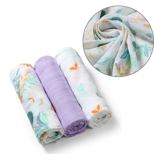 Babyono Pack 3 muselinas Natural bambú organico 70x70 cm