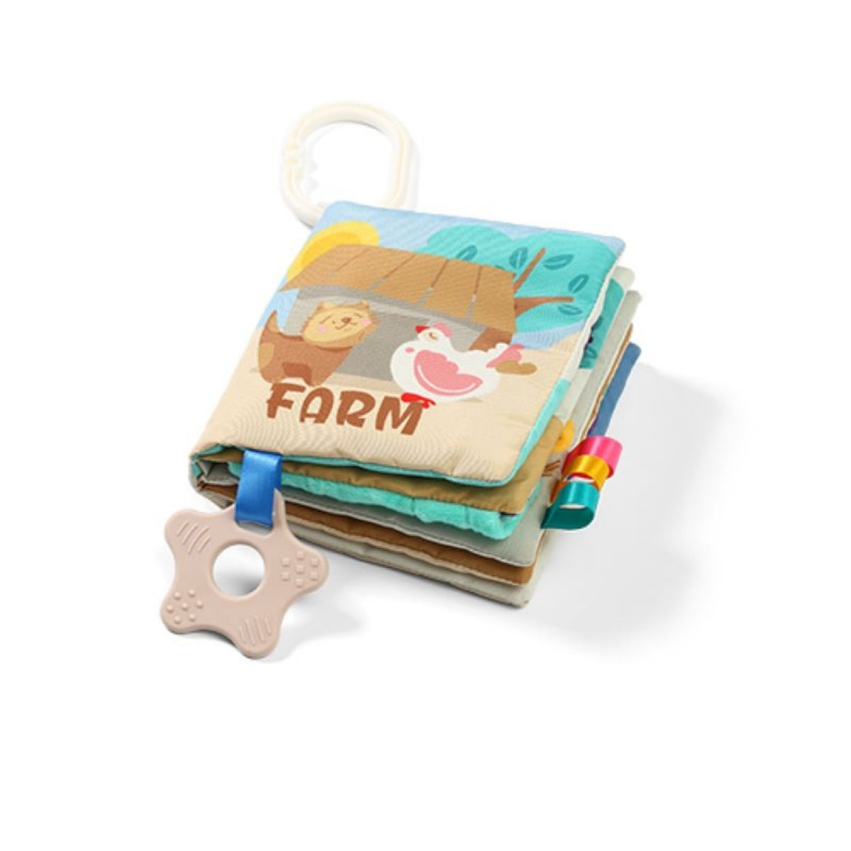 Babyono Libro sensorial educativo bebé Granja