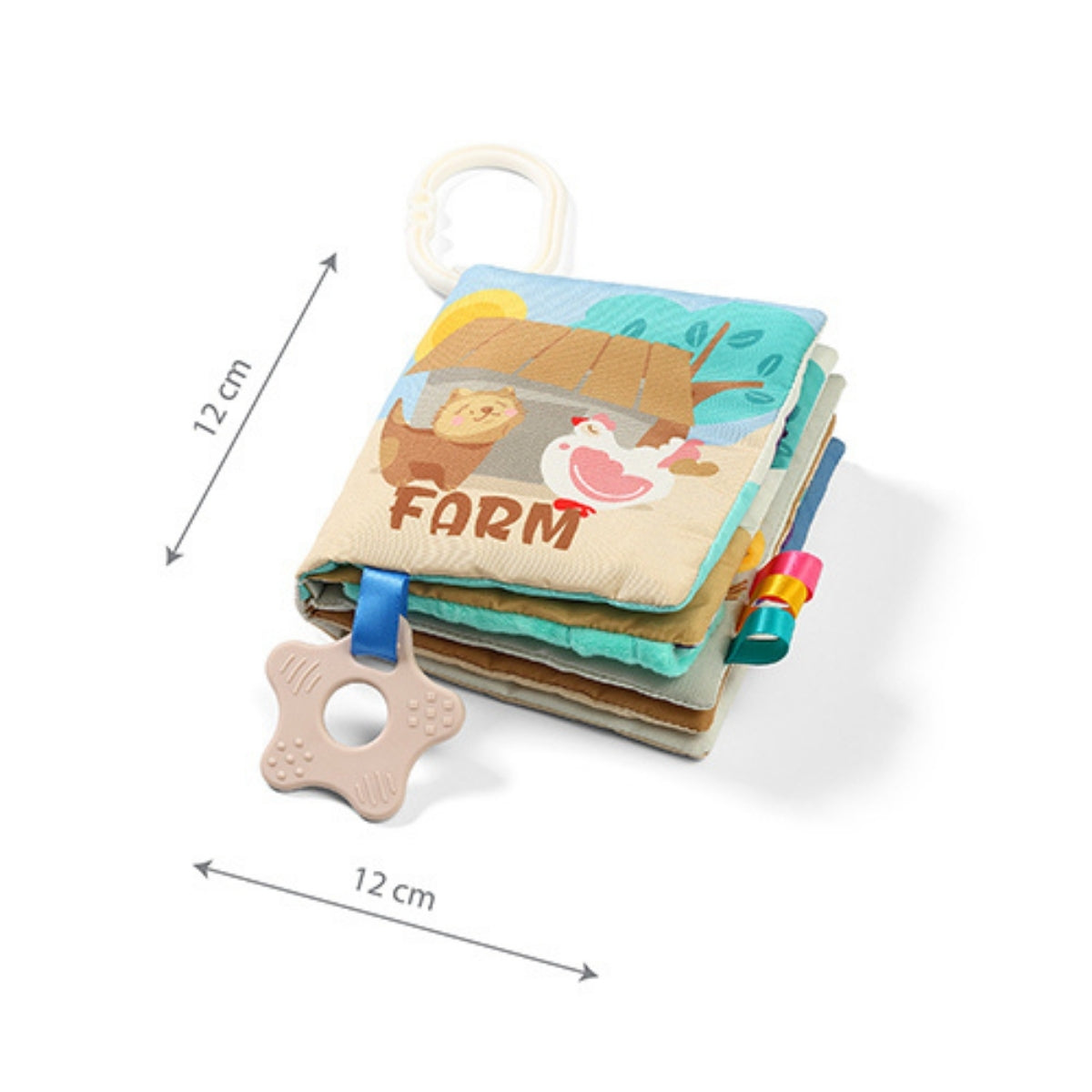 Babyono Libro sensorial educativo bebé Granja