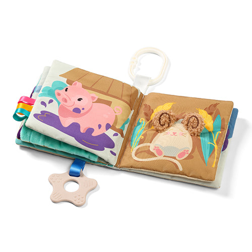 Babyono Libro sensorial educativo bebé Granja