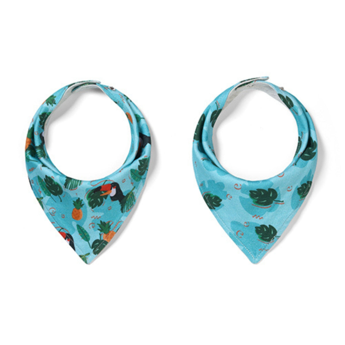 Babyono Set de 2 babero bandana