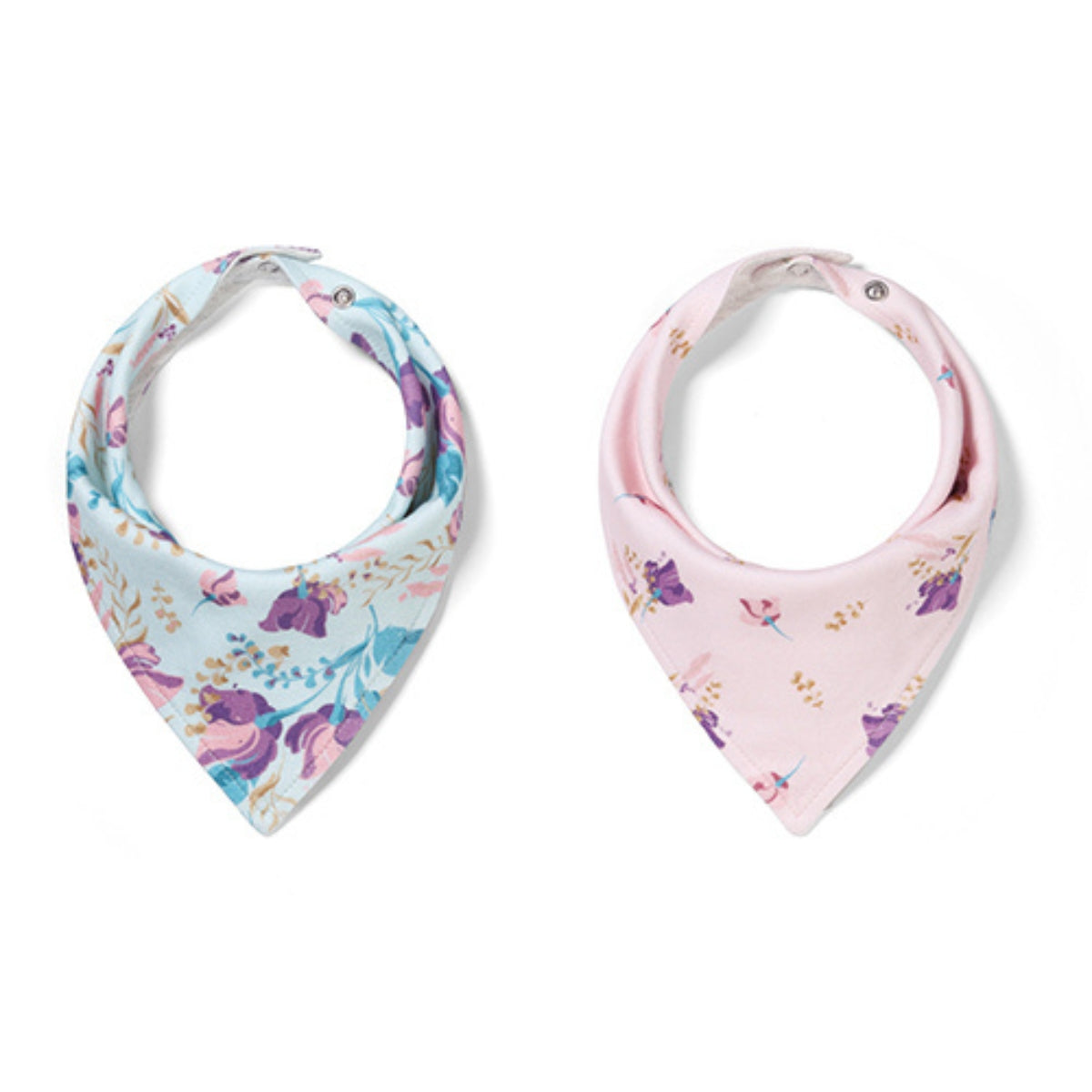 Babyono Set de 2 babero bandana