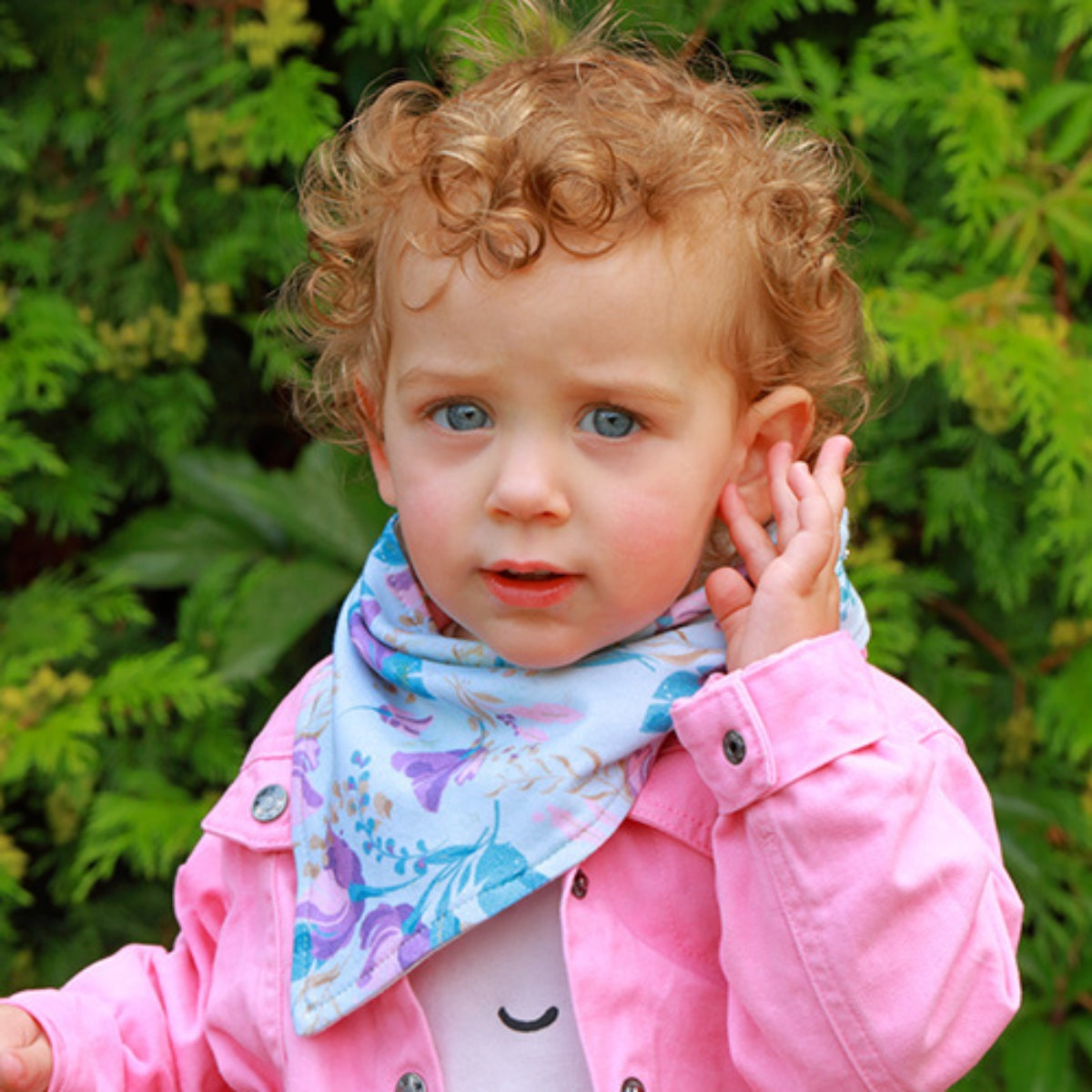 Babyono Set de 2 babero bandana