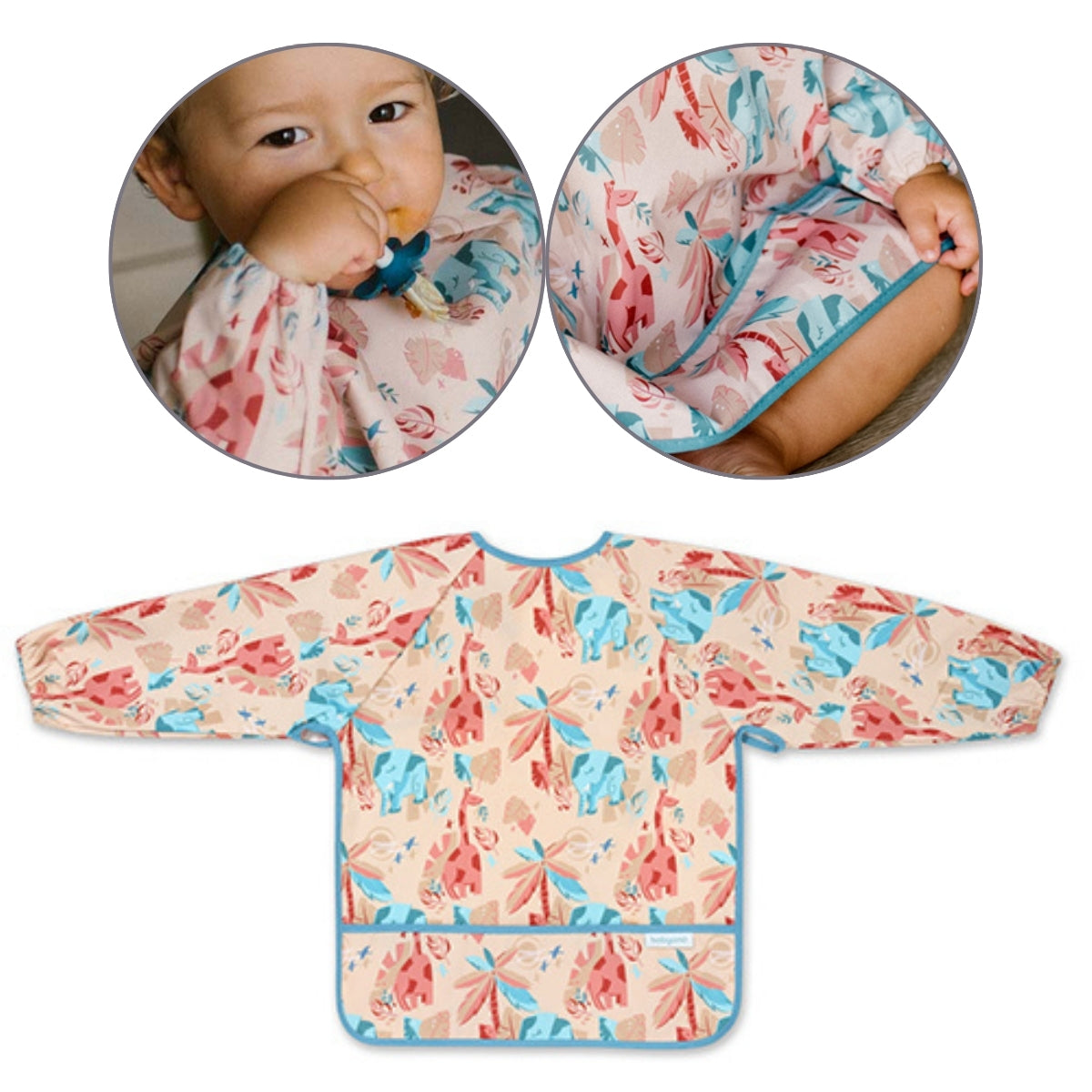 Babyono Babero baby con mangas 2-4 años