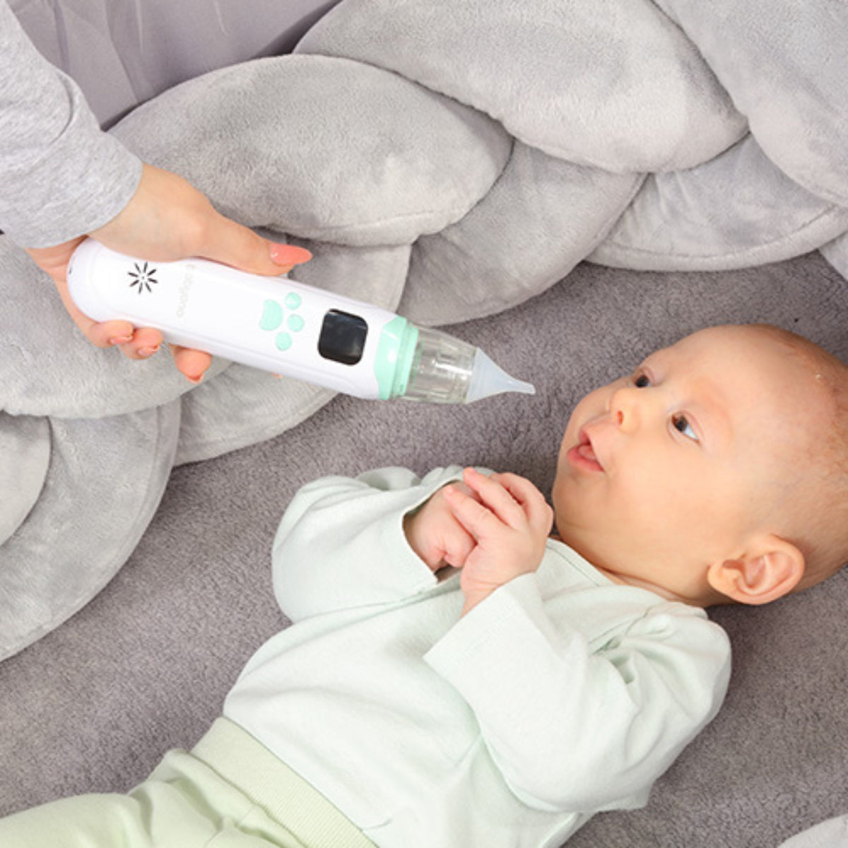 Babyono Aspirador nasal eléctrico ultrasilencioso