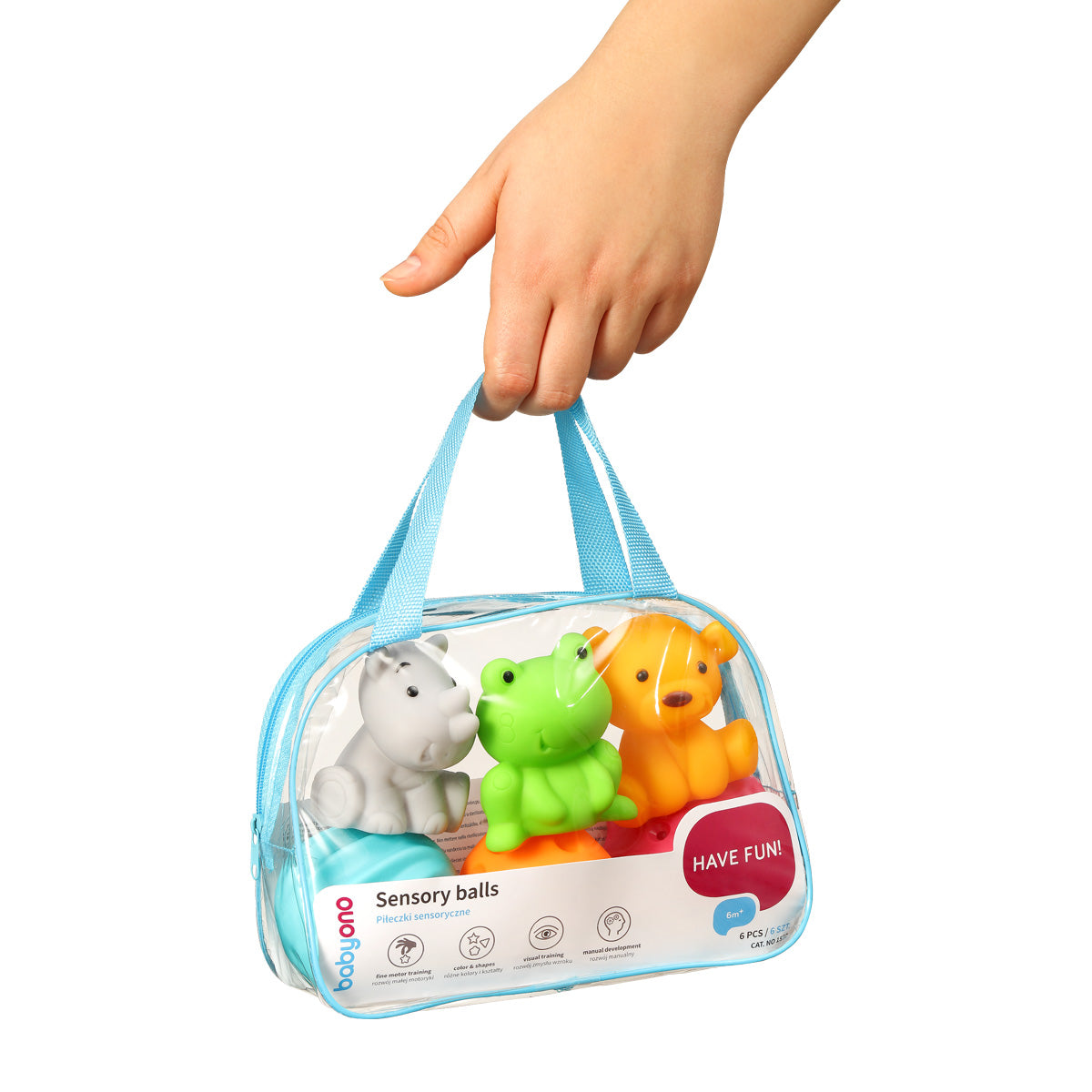 Babyono Figuras sensoriales formas y texturas pack 6 unidades
