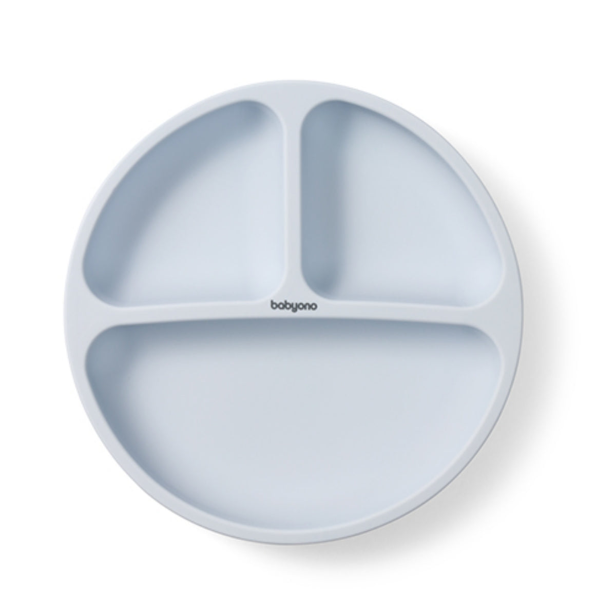 Babyono Plato de silicona con compartimentos y ventosa