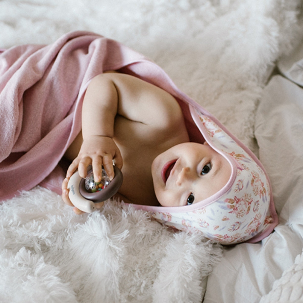 Babyono Sonajero fácil agarre para bebés 3m+
