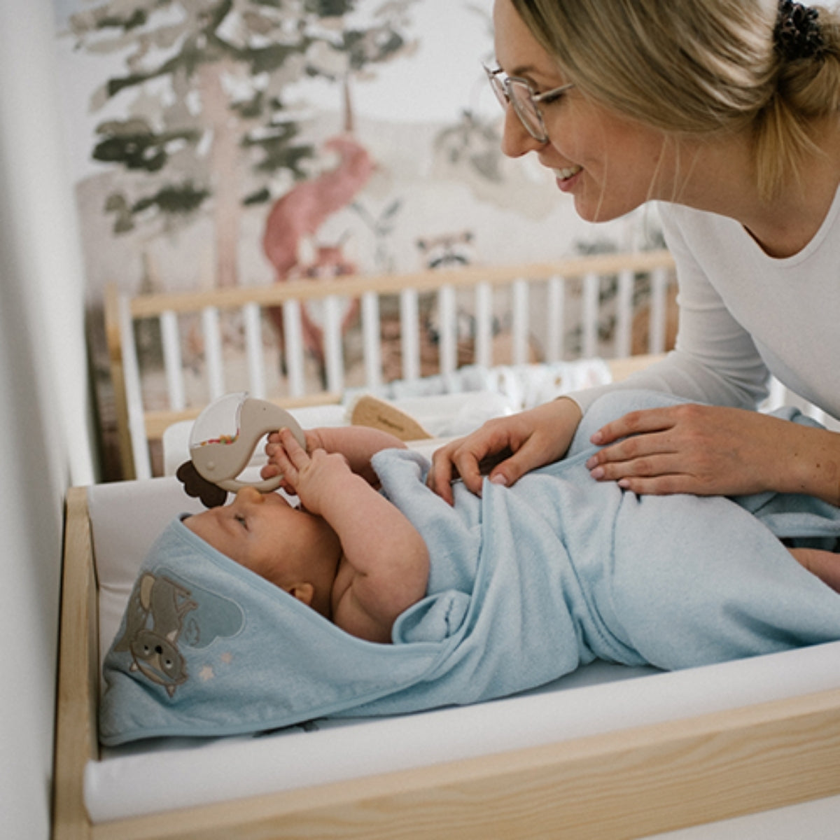 Babyono Sonajero fácil agarre para bebés 3m+