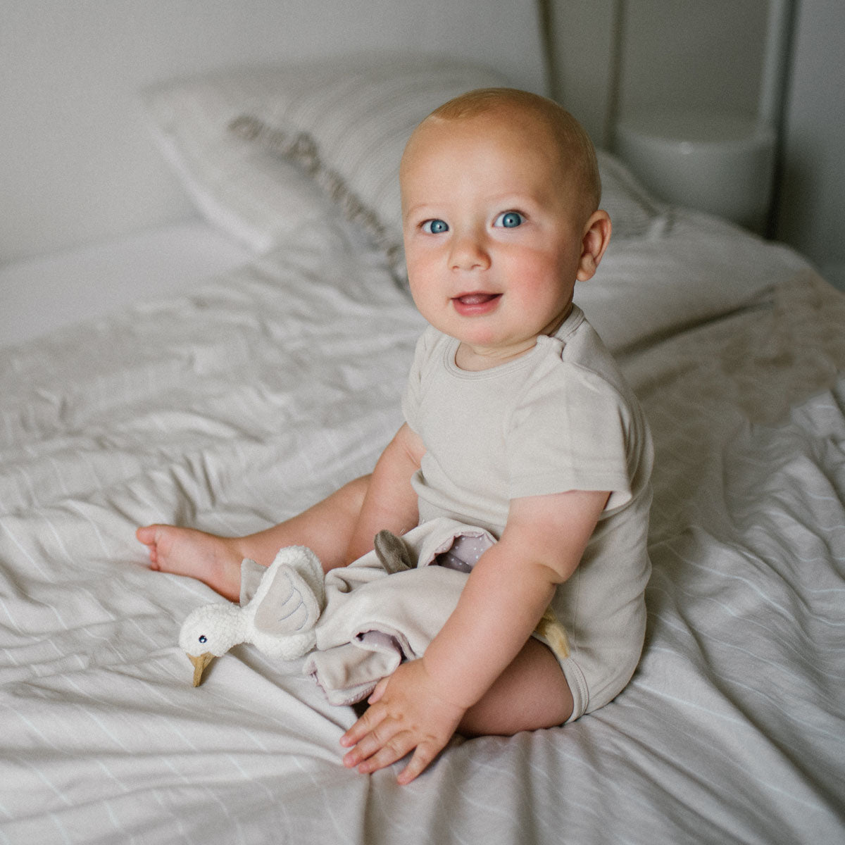 Babyono Dou dou peluche de apego Ganso Zoe