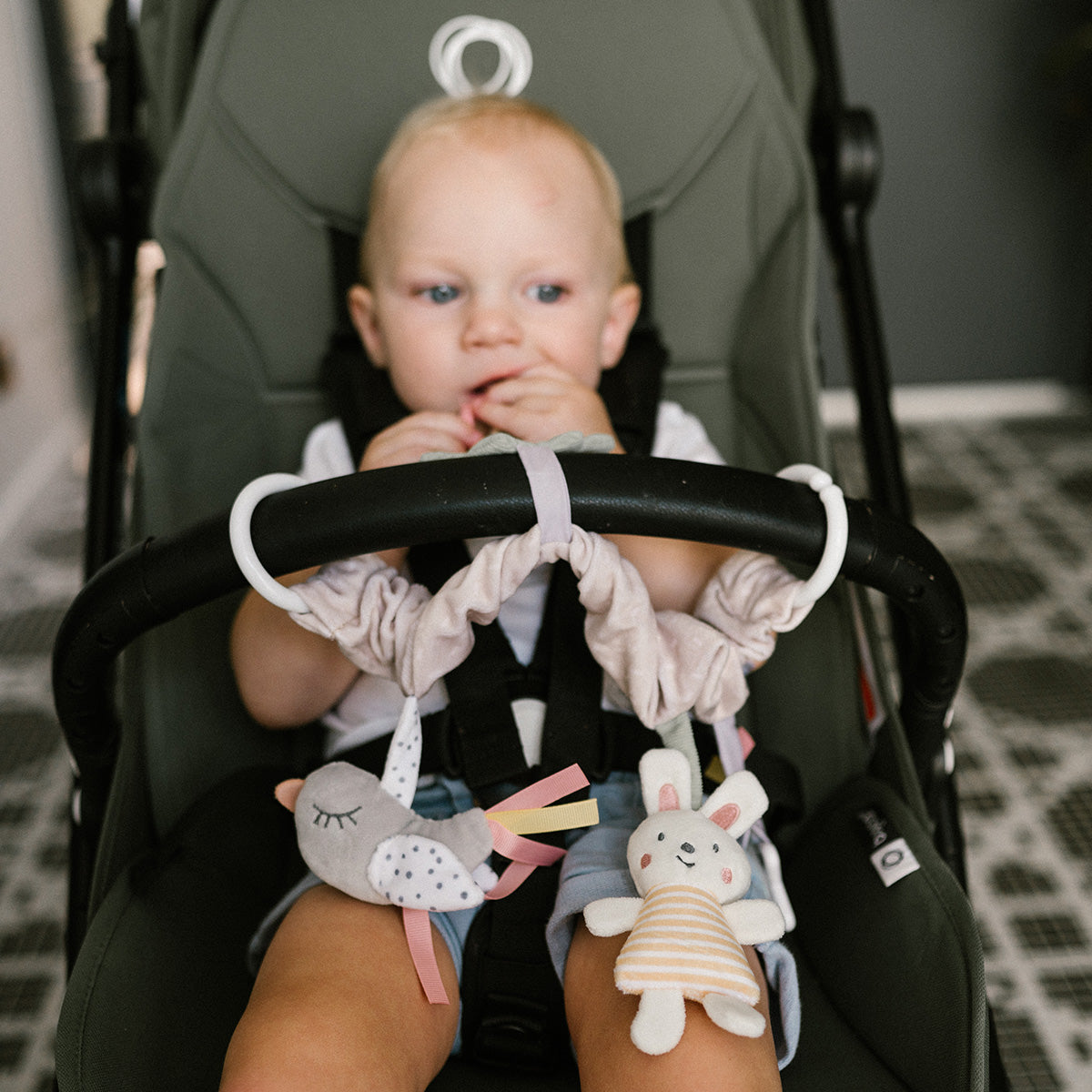 Babyono Juguete para cochecito de bebé Nature