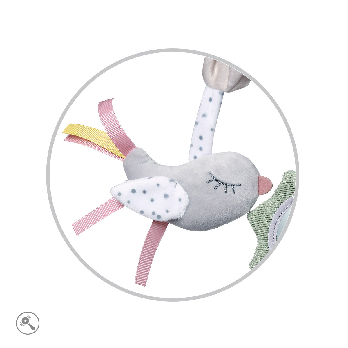 Babyono Juguete para cochecito de bebé Nature