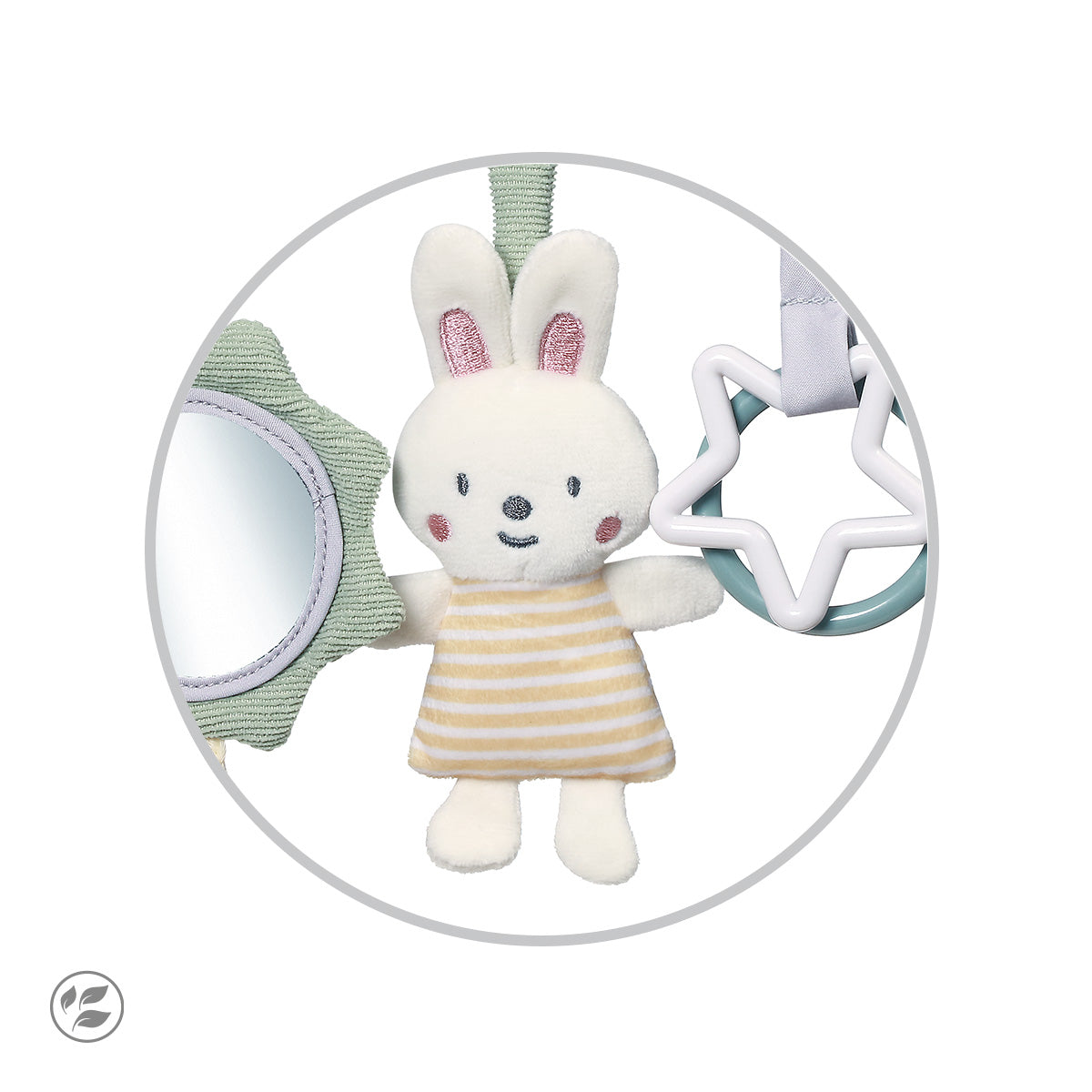 Babyono Juguete para cochecito de bebé Nature
