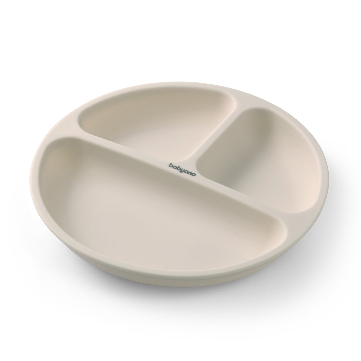 Babyono Plato de silicona con compartimentos y ventosa