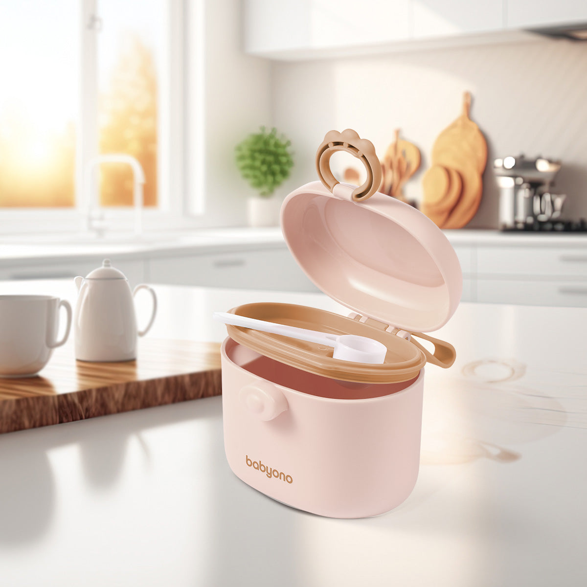 Babyono Dosificador de leche en polvo portatil