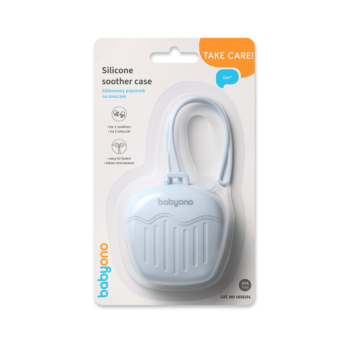 Babyono Caja portachupetes de silicona