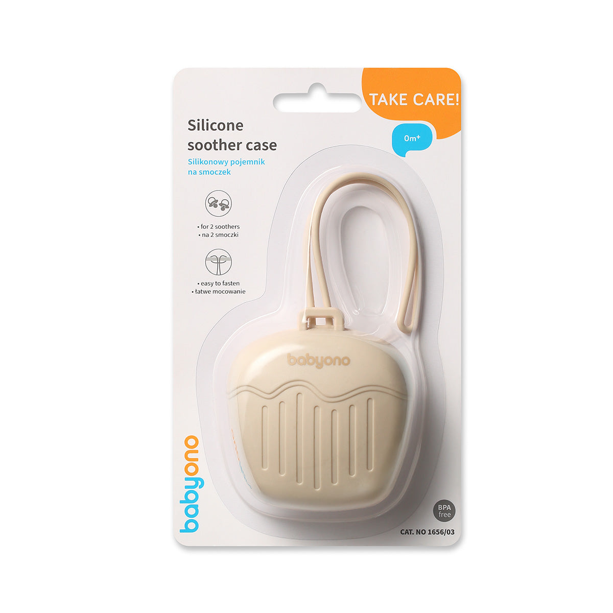 Babyono Caja portachupetes de silicona