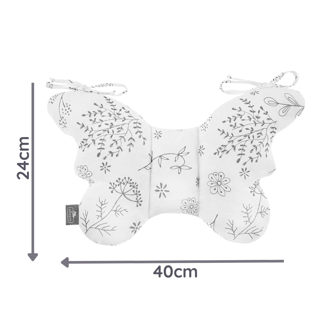 Bloom Almohada para bebés antichoque Mariposa