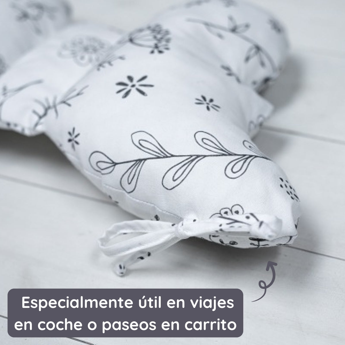 Bloom Almohada para bebés antichoque Mariposa