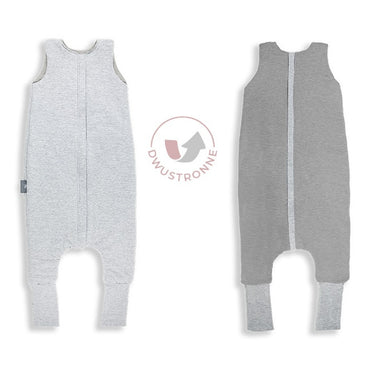 Melange Saco de dormir con pies Reversible T-S jersey algodón