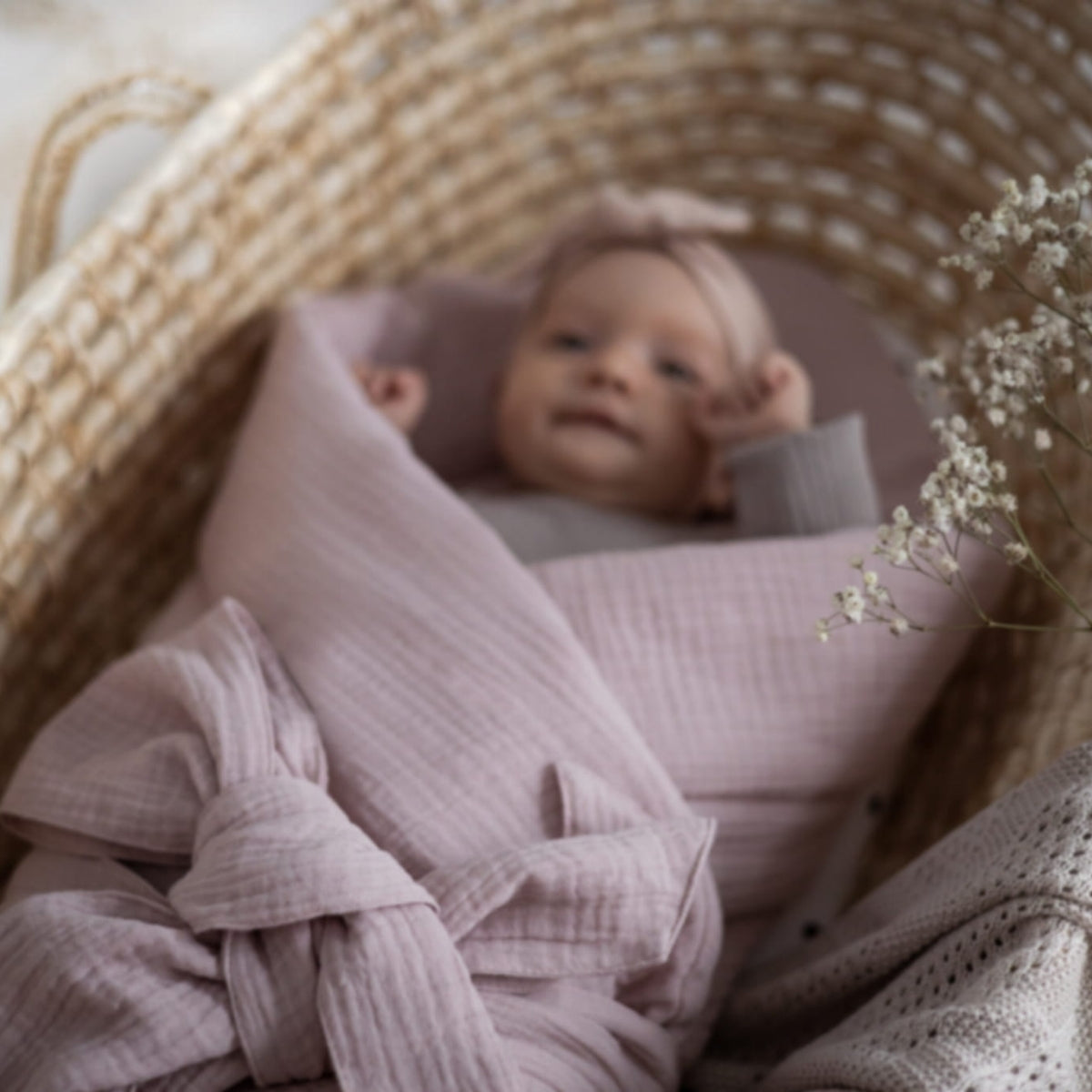 Natural Baby Saco capazo bebé Muselina Premium