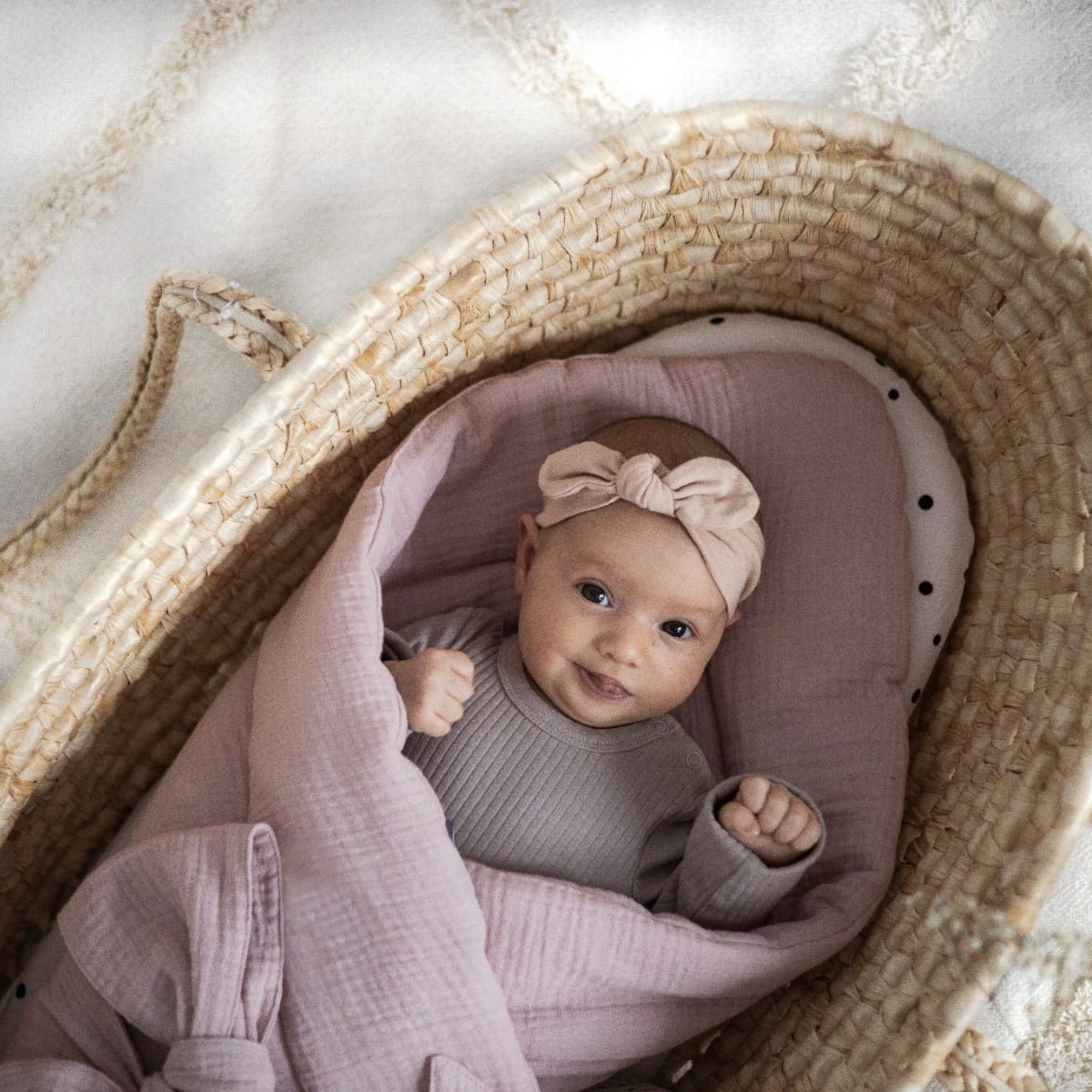 Natural Baby Saco capazo bebé Muselina Premium