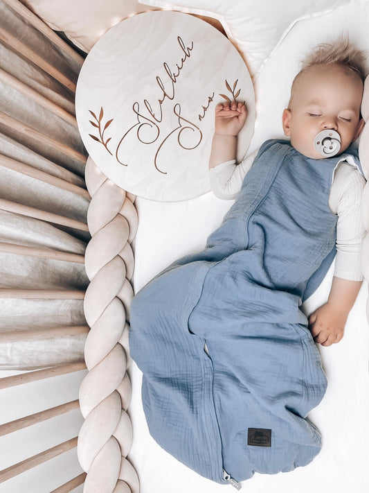 Natural Baby Saco de dormir bebe reversible T-S Muselina 0-4m