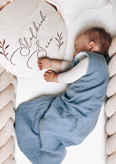 Natural Baby Saco de dormir bebe reversible T-S Muselina 0-4m