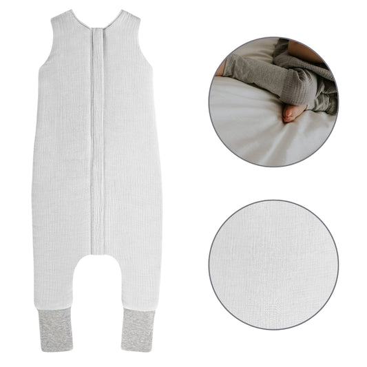 Natural Baby Sacos de dormir con piernas T-S Muselina algodón