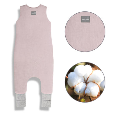 Natural Baby Sacos de dormir con piernas T-M Muselina algodón