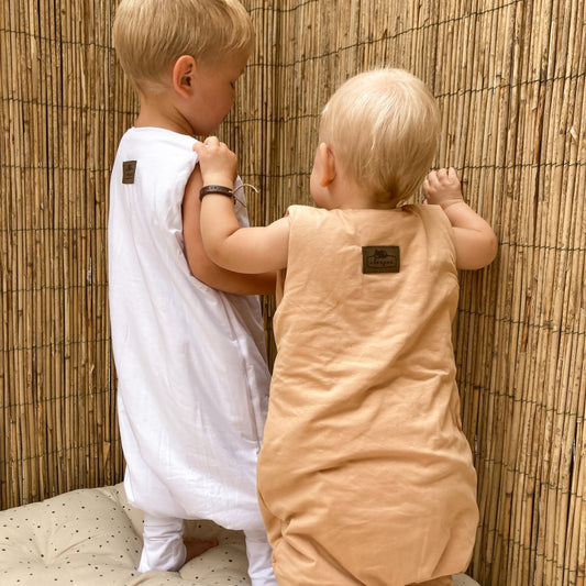 Melange Sacos de dormir con piernas T-M jersey algodón